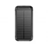 PowerNeed S20000Q 20000mAh Outdoor Solar Power Bank z ładowaniem bezprzewodowym, QC3.0 i PD 20W, czarny