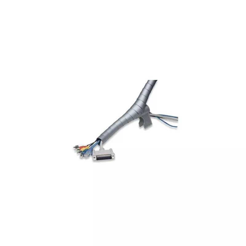 TECHLY Elastyczna Osłona na Kable 2,5m Średnica 25mm Czarna