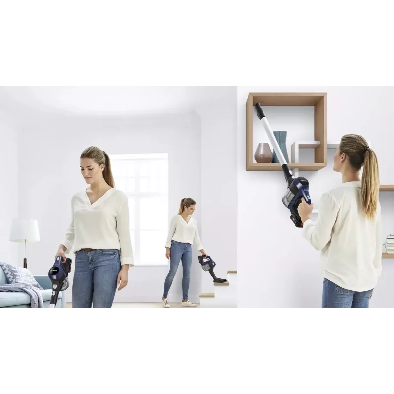 Bosch Unlimited Serie 6 BCS611P4A Bezprzewodowy Odkurzacz Pionowy, 0,3 L, Czarny, 2,5 Ah
