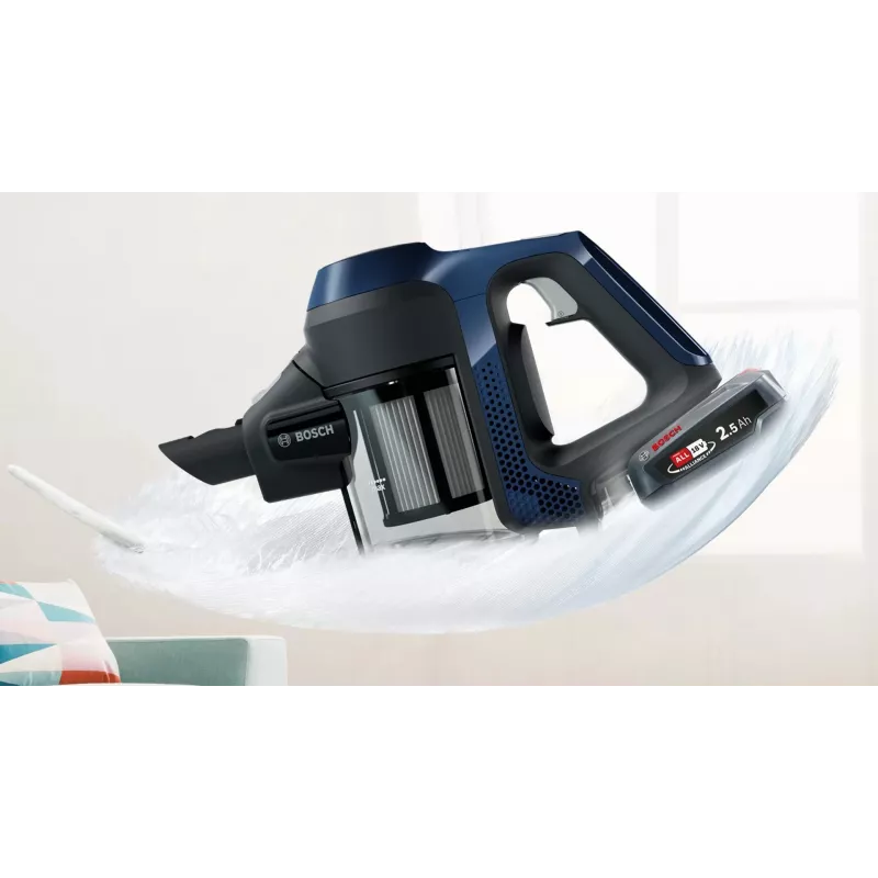 Bosch Unlimited Serie 6 BCS611P4A Bezprzewodowy Odkurzacz Pionowy, 0,3 L, Czarny, 2,5 Ah