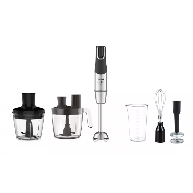 Tefal Infinity Force Pro 5in1 HB95LD38 Blender ręczny, 1200 W, czarny/stal nierdzewna