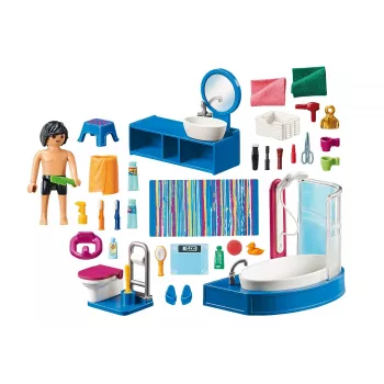 Playmobil Domek dla lalek 70211 Łazienka z wanną