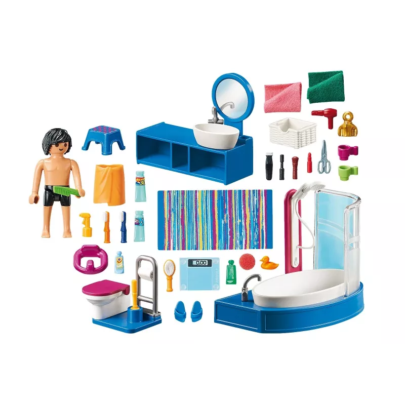 Playmobil Domek dla lalek 70211 Łazienka z wanną