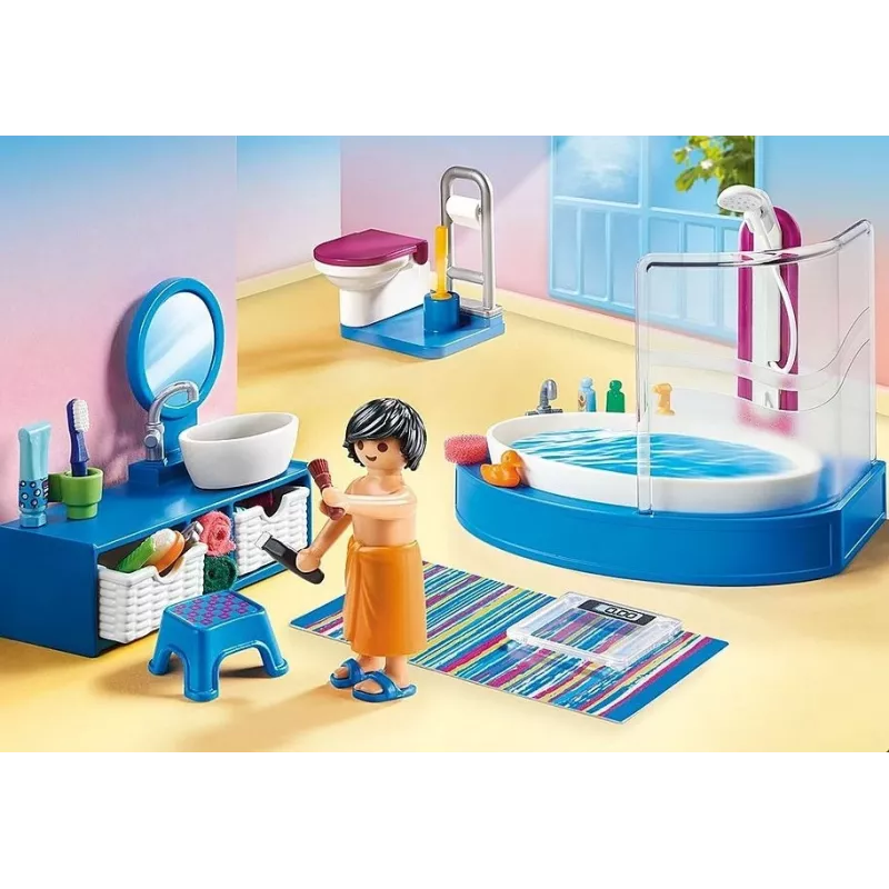 Playmobil Domek dla lalek 70211 Łazienka z wanną