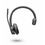 Poly Voyager 4300 UC Series 4310 dla Microsoft Teams - Bezprzewodowy zestaw słuchawkowy Bluetooth nauszny z mikrofonem z redukcją szumów - Czarny