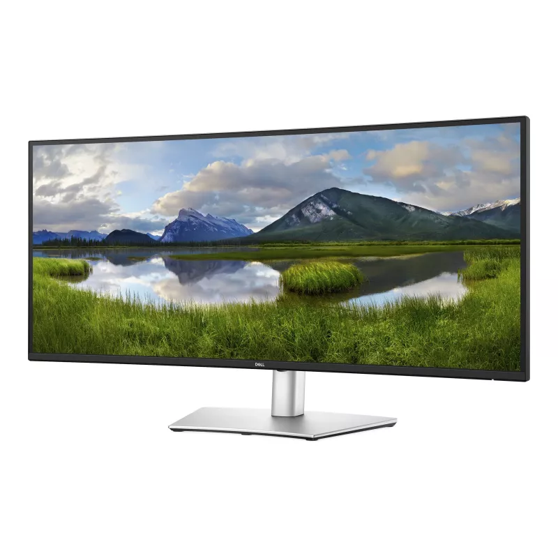 Dell P3425WE 34 inch IPS 21:9 100 Hz 5 ms 3440x1440 WQHD USB-C Hub Monitor z zasilaniem 90W, regulacją wysokości, obrotem, pochyleniem, 5-letnia gwarancja