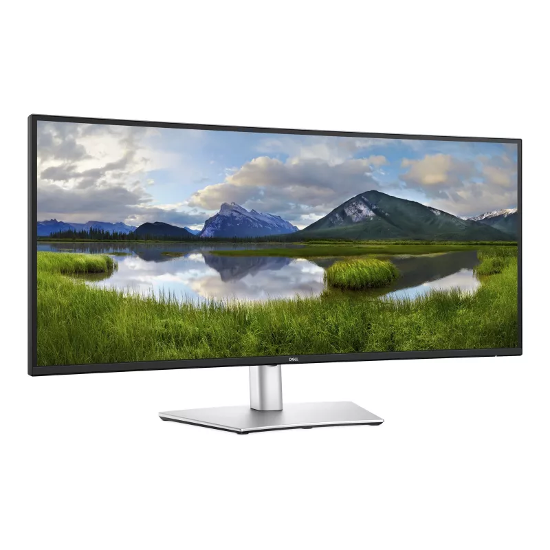 Dell P3425WE 34 inch IPS 21:9 100 Hz 5 ms 3440x1440 WQHD USB-C Hub Monitor z zasilaniem 90W, regulacją wysokości, obrotem, pochyleniem, 5-letnia gwarancja