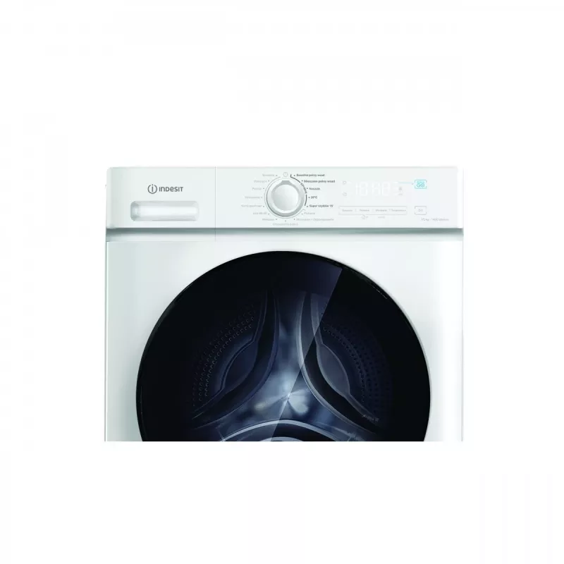 Pralko-suszarka Indesit MXWD7514BPL, 7 kg pranie, 5 kg suszenie, 1400 obr./min, czarny