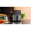 Cecotec Cecofry Full InoxBlack 5500 Pro Hot Air Fryer, 1700 W, 5.5 L, Black/Stainless Steel