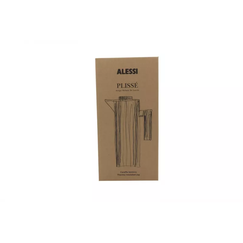 Alessi Plissé Insulated Jug Black 1L