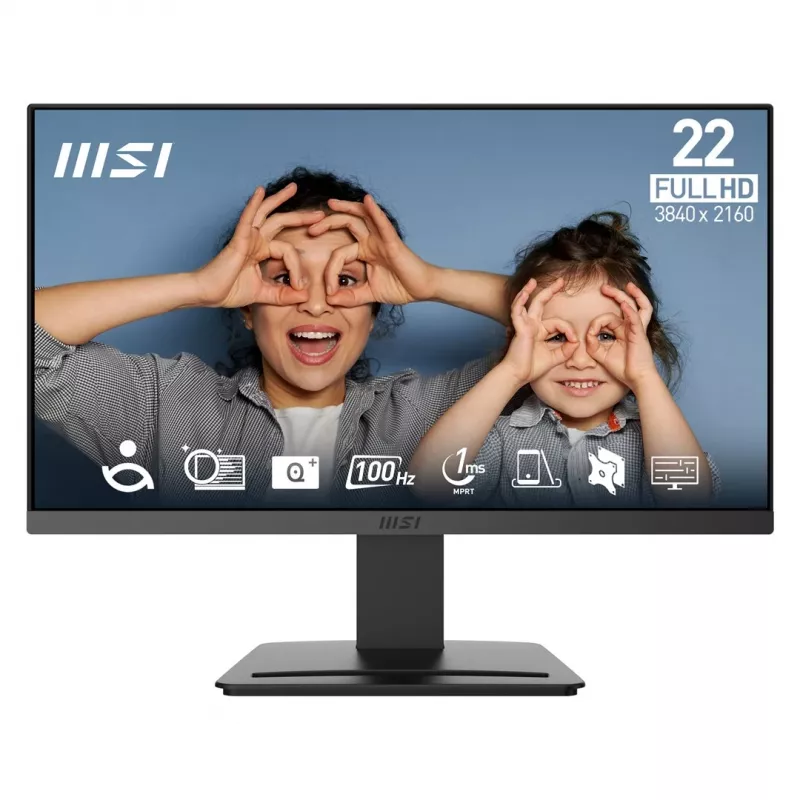 MSI PRO MP223 E2 21.45 inch VA Full HD 100Hz Monitor Czarny