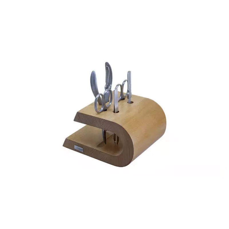 ARTELEGNO Zestaw 5 narzędzi do manicure - stal nierdzewna, czarne etui z PU