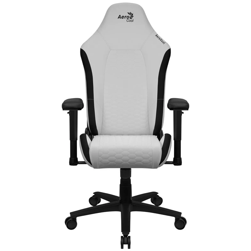 Fotel gamingowy Aerocool Crown Leatherette Moonstone White