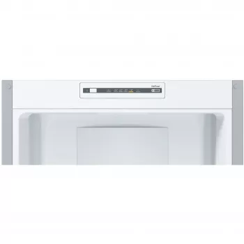 Bosch KGN36NLEA Serie 2 Lodówko-zamrażarka, Stal nierdzewna look, 308 L pojemność netto całkowita, Klasa energetyczna E