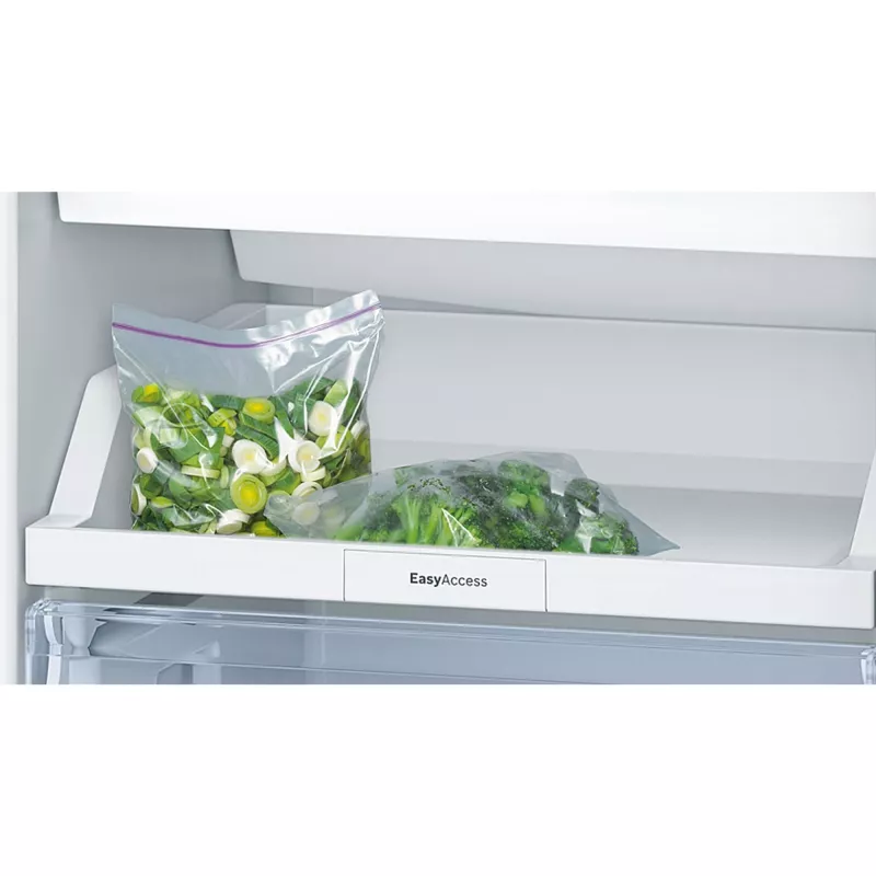 Bosch KGN36NLEA Serie 2 Lodówko-zamrażarka, Stal nierdzewna look, 308 L pojemność netto całkowita, Klasa energetyczna E
