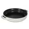 Staub La Cocotte Round Cast Iron Casserole Baking Dish 24 cm 3.8 L Black