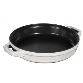 Staub La Cocotte Round Cast Iron Casserole Baking Dish 24 cm 3.8 L Black