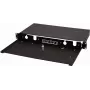 LogiLink FB0001B 19 inch 1U Rozsuwana Puszka Spawów Światłowodowych, Pusta Obudowa, Czarny