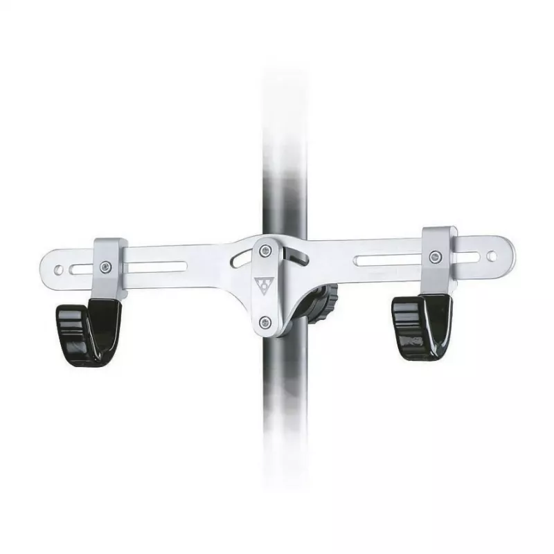Topeak Dual-Touch Stojał Rowerowy Podłoga-Sufit na 2 Rowery, Czarny/Srebrny