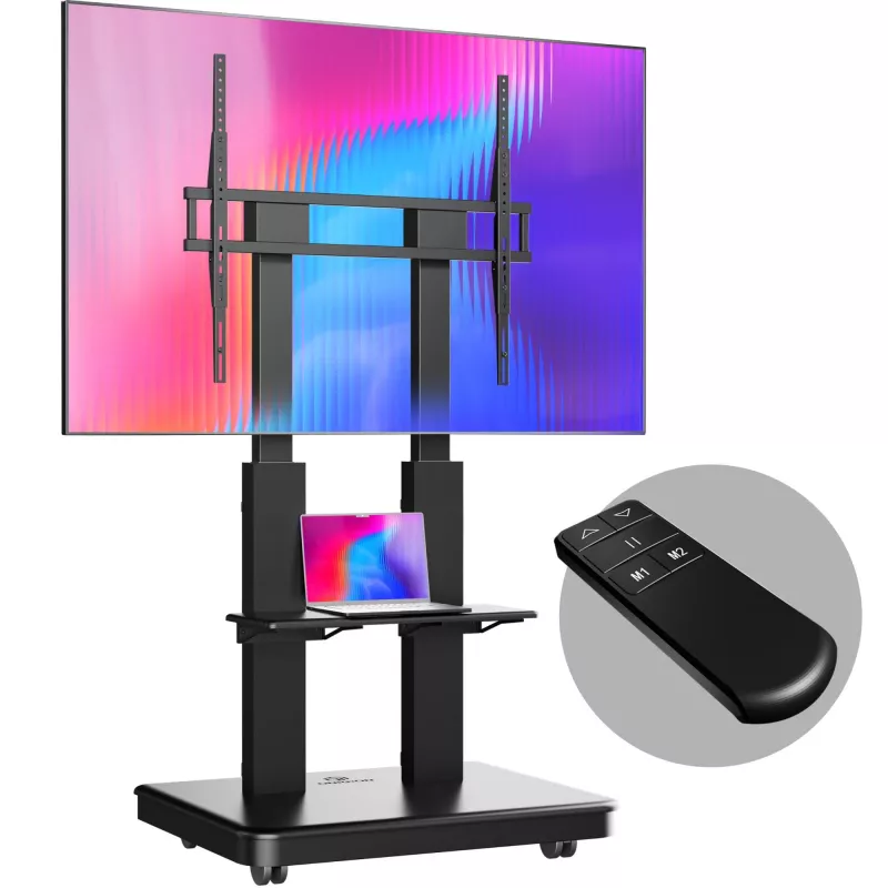 ONKRON TS2811E-B Mobilny stojak TV dla ekranów 50-120 cali, czarny