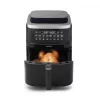 Breville VDF133X Olejowo-parowa frytkownica beztłuszczowa, 7L, 1700W, czarny/srebrny