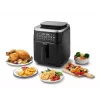 Breville VDF133X Olejowo-parowa frytkownica beztłuszczowa, 7L, 1700W, czarny/srebrny