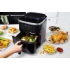 Breville VDF133X Olejowo-parowa frytkownica beztłuszczowa, 7L, 1700W, czarny/srebrny
