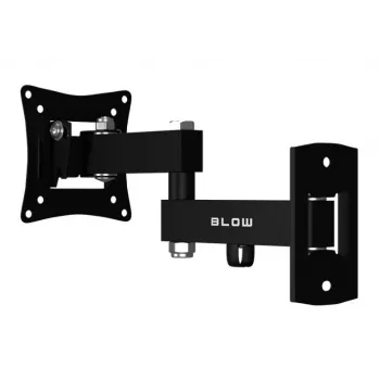 BLOW Uchwyt ścienny do TV 10-27 inch Czarny Stały 15kg VESA 75x75 100x100