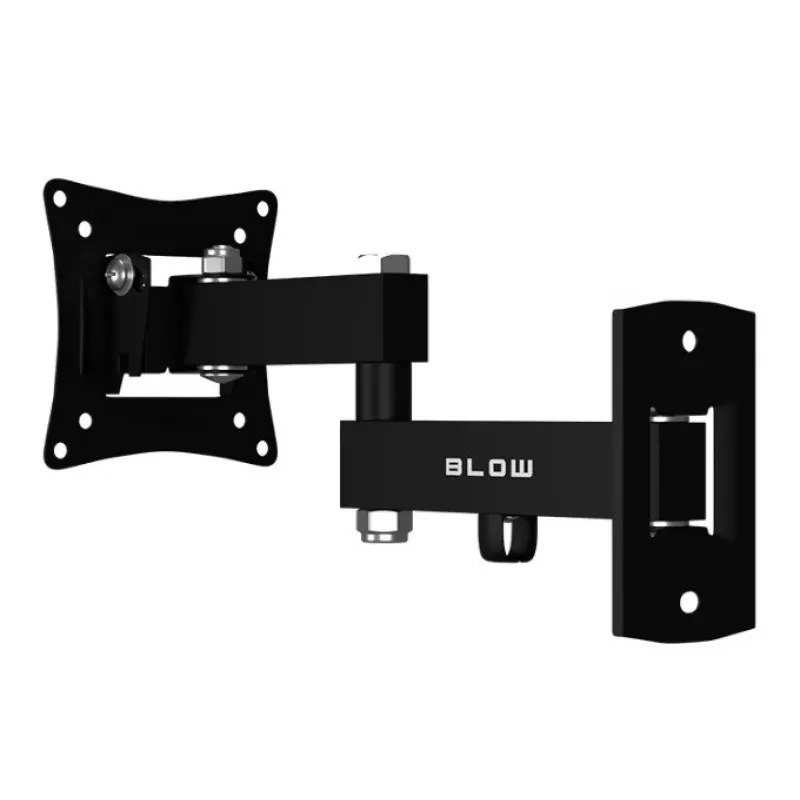 BLOW Uchwyt ścienny do TV 10-27 inch Czarny Stały 15kg VESA 75x75 100x100