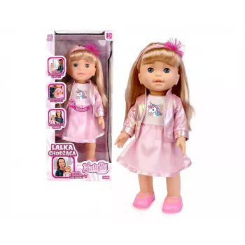 ARTYK Chodząca Lalka Natalia 40 cm Interaktywna Lalka Mówi Śpiewa Chodzi