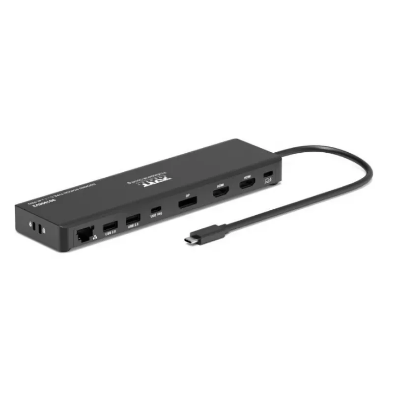 PORT Designs USB-C Docking Station 4K Pro V2, 100W PD, Czarny