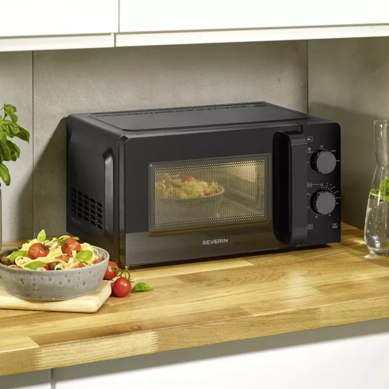 SEVERIN MW 7580 Kuchenka mikrofalowa Solo 20 L 700 W Biała