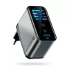 EVERACTIVE SC-670Q GaN 67W USB-C Charger z 2x USB-C i 1x USB-A, Quick Charge 4+, PD 3.0, Czarny
