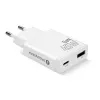 EVERACTIVE GaN QC3.0 45W USB-C Ładowarka ścienna SC-460Q Biała