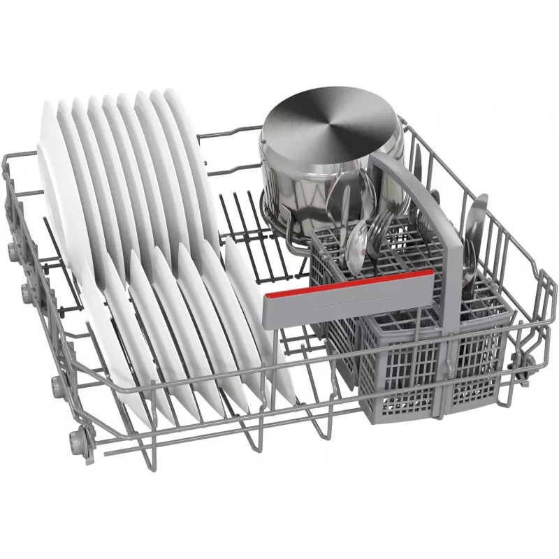 Bosch SMS4ENC06E Zmywarka wolnostojąca, 13 kompletów, 44 dB, Silver Inox