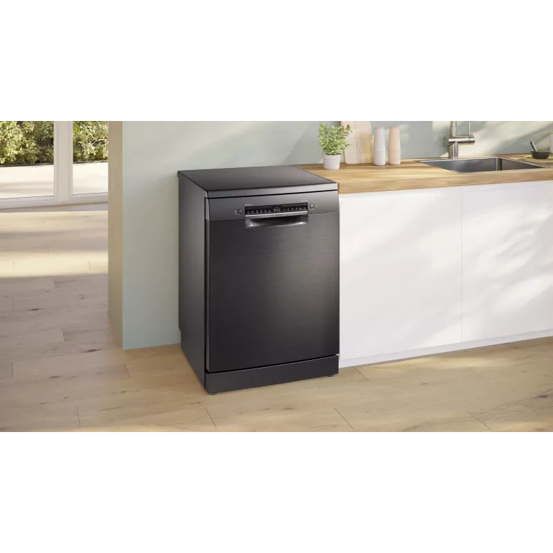 Bosch SMS4ENC06E Zmywarka wolnostojąca, 13 kompletów, 44 dB, Silver Inox