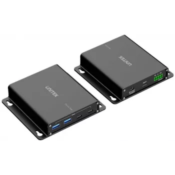 UNITEK USB 3.0 Extender over Ethernet 100m with 4-Port Hub