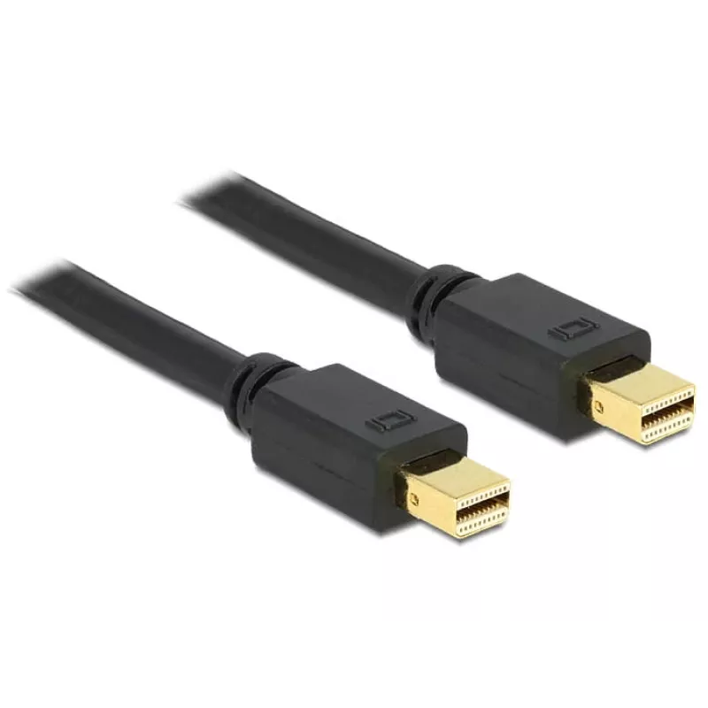 Delock DisplayPort Cable - Mini DisplayPort (M) to DisplayPort (M) - 2 m - Black