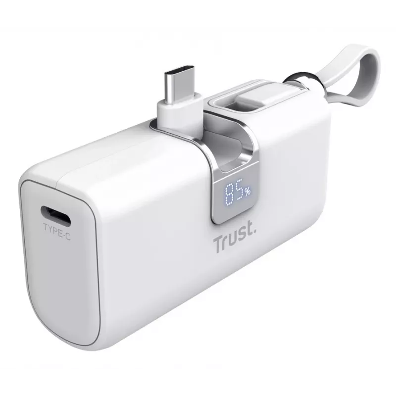 Trust Pacto 5000 mAh Biały Power Bank