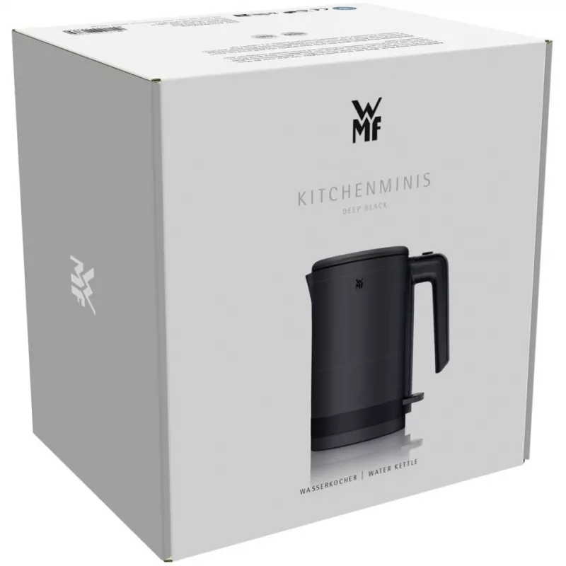 WMF KÜCHENminis Czajnik elektryczny 0,8 L, 1800 W, stal nierdzewna, czarny