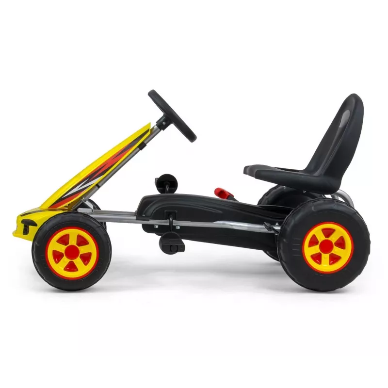 MILLY MALLY Pedal Go Kart Viper Yellow