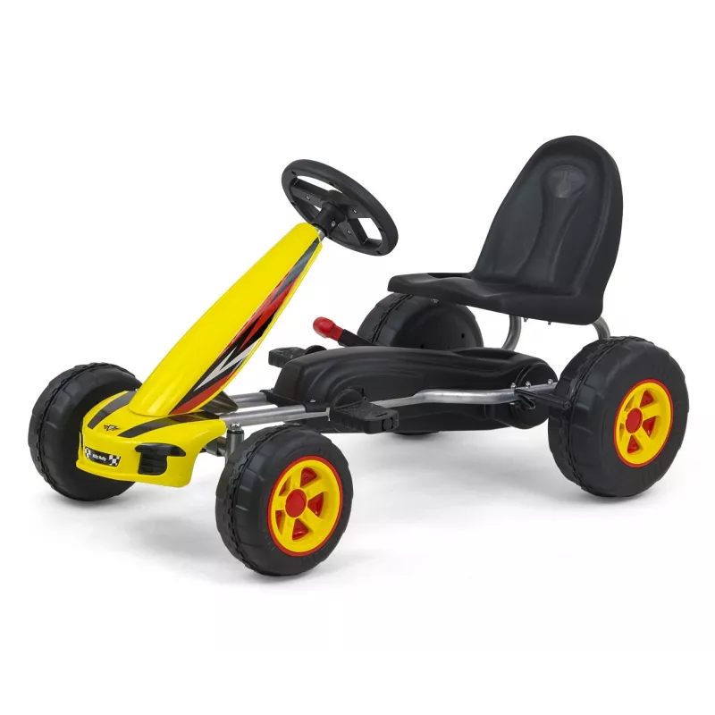 MILLY MALLY Pedal Go Kart Viper Yellow