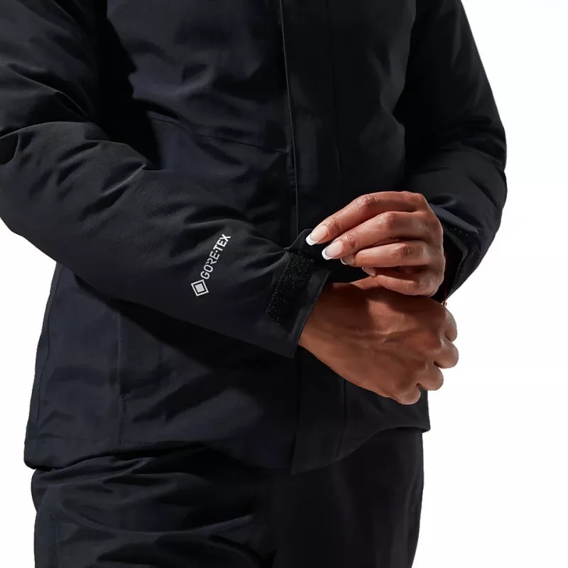 Berghaus Hillwalker Gore-Tex InterActive Jacket - Kurtka damska, rozmiar M (czarny)