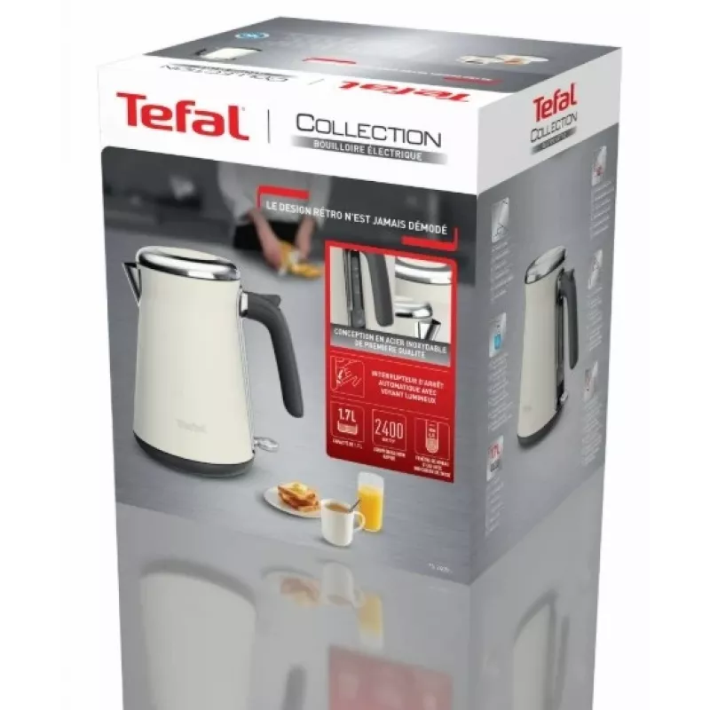 Tefal Loft Collection KI666AE0 Czajnik elektryczny 1.7 L 2400 W Ivory