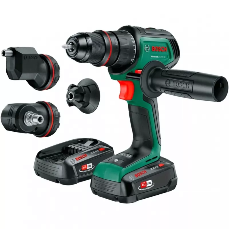 Bosch Home and Garden AdvancedDrill 18V-80 QuickSnap Akumulatorowa Wiertarko-Wkrętarka 18,0 V (06039E2004)
