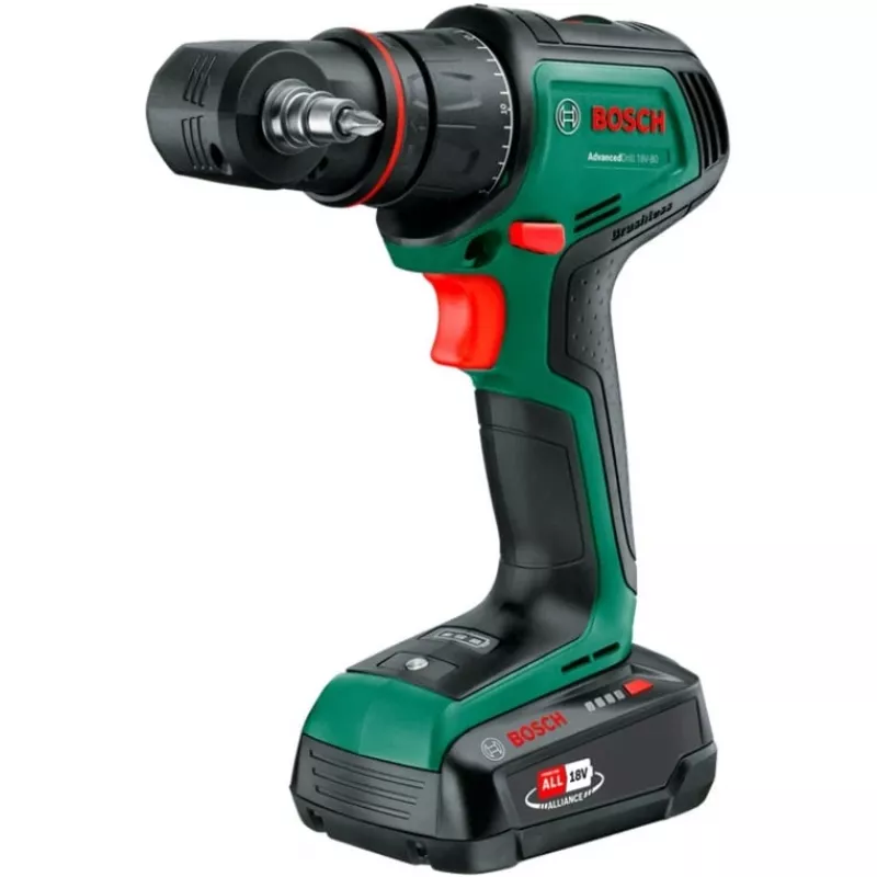 Bosch Home and Garden AdvancedDrill 18V-80 QuickSnap Akumulatorowa Wiertarko-Wkrętarka 18,0 V (06039E2004)
