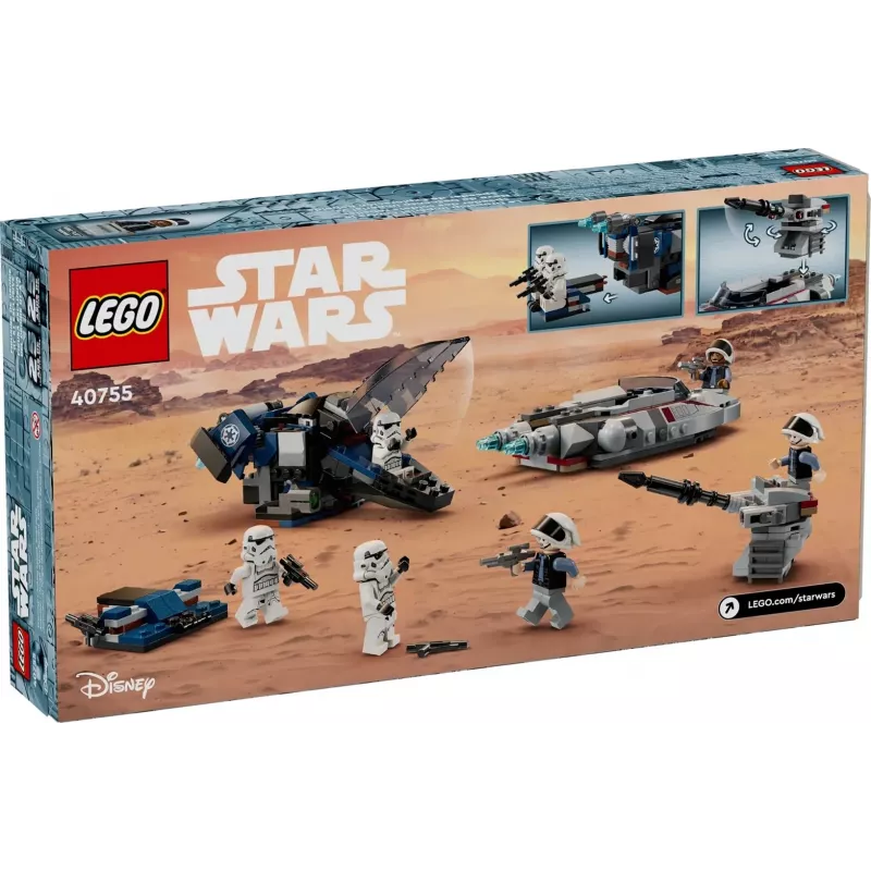 LEGO Star Wars Imperial Dropship vs. Rebel Scout Speeder (40755)