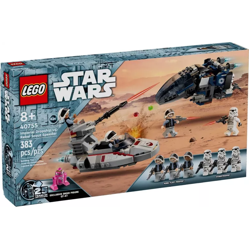 LEGO Star Wars Imperial Dropship vs. Rebel Scout Speeder (40755)