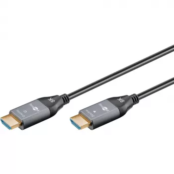 Goobay 76274 Active Optical HDMI Cable (AOC) 8K/60Hz 48 Gbit/s 10m Black/Grey