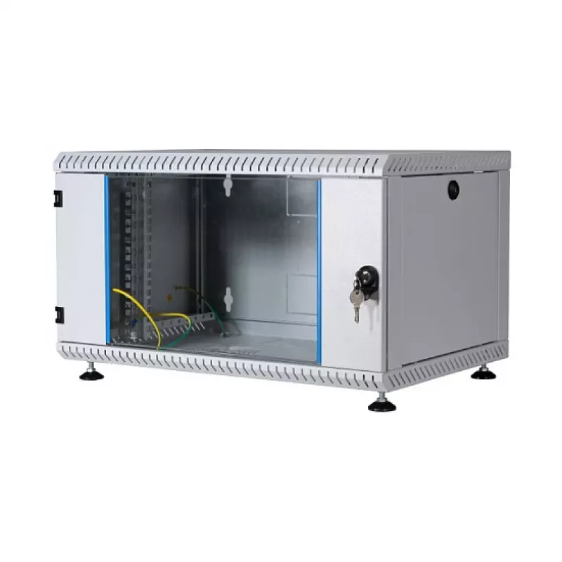 EFB Elektronik 1-Częściowa Szafa Sieciowa do Montażu Ściennego Jasnoszara RAL 7035 9U 19 cali